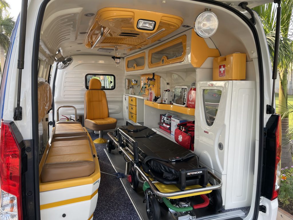 fully equipped ambulance