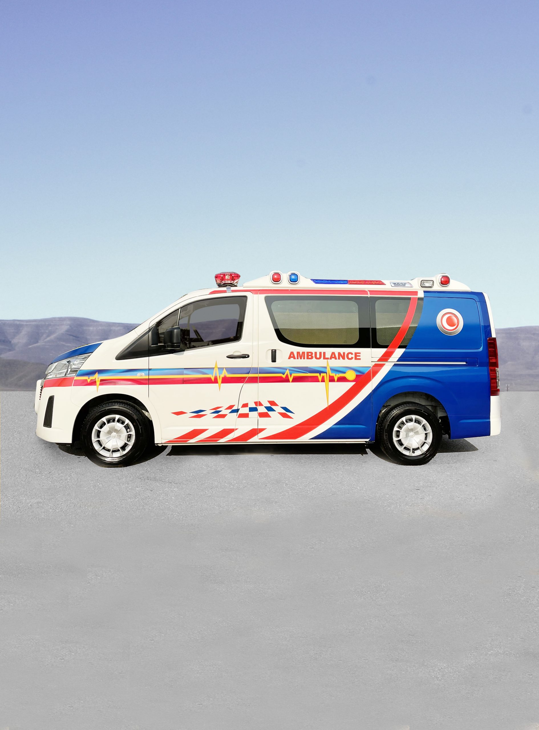 Hiace Van (Std. Roof) Life Saving Ambulance - Marks